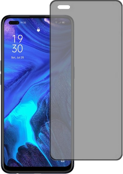 Oppo Reno 4 Gizli Hayalet Ekran Koruyucu Yandan Gözükmez