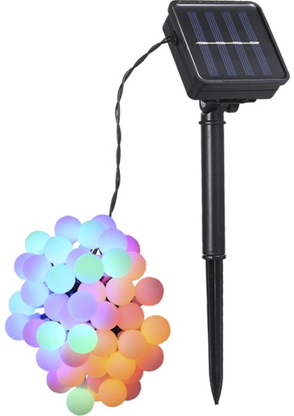 Tomshine 50 Led'li Güneş Enerjili Aydınlatma - Çok Renkli(Yurt Dışından)