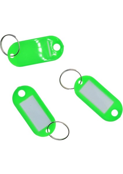 150 Paket Anahtar Etiketler Metal Halkalar Kimlik Etiketi Pencere Anahtarlık Anahtar Tanımlayıcılar indirimleri