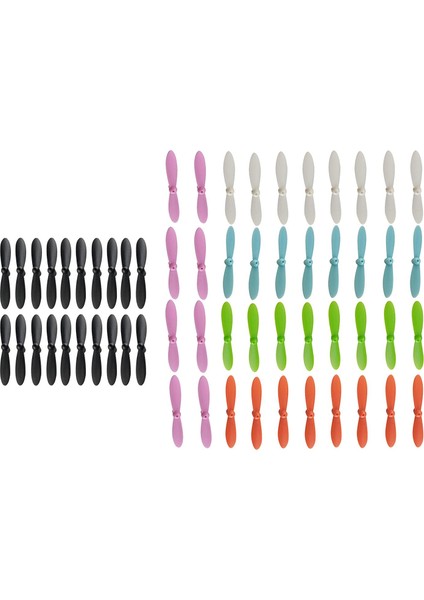 60 Adet Mini 40PCS Için Pervane Çok RENKLI+20PCS Siyah(Yurt Dışından)