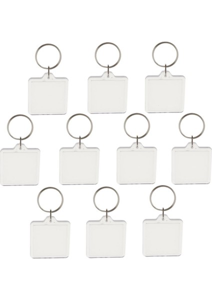 30PCS Temiz Akrilik Fotoğraf Anahtar Zinciri Ekle Görüntü Trafik Zinciri Çerçeve Tutucu Anahtarlama fiyatları