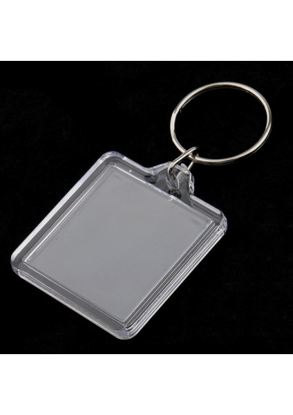 30PCS Temiz Akrilik Fotoğraf Anahtar Zinciri Ekle Görüntü Trafik Zinciri Çerçeve Tutucu Anahtarlama modelleri