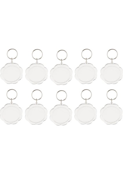 30PCS Temiz Akrilik Fotoğraf Anahtar Zinciri Ekle Görüntü Trafik Zinciri Çerçeve Tutucu Anahtarlama indirimleri