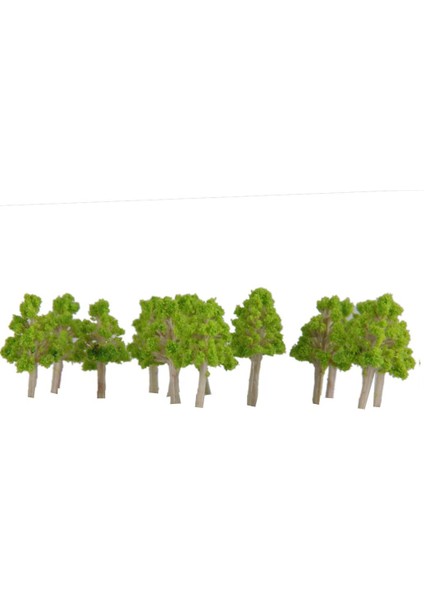 100X Peyzaj Yeşil Ağaçlar 2.5 cm Model Tren Demiryolu Düzeni Bahçe Manzara (Yurt Dışından)
