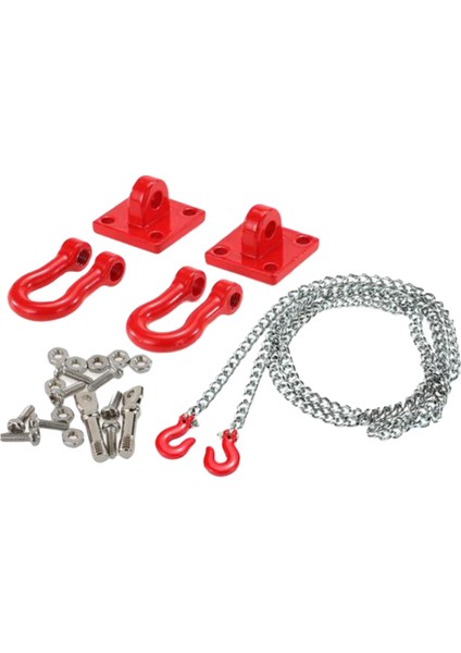 1:10 Rc Aksesuar Eksenel SCX10 D90 Için Römork Zinciri ile Ölçekli Rc Tow Hook (Yurt Dışından)