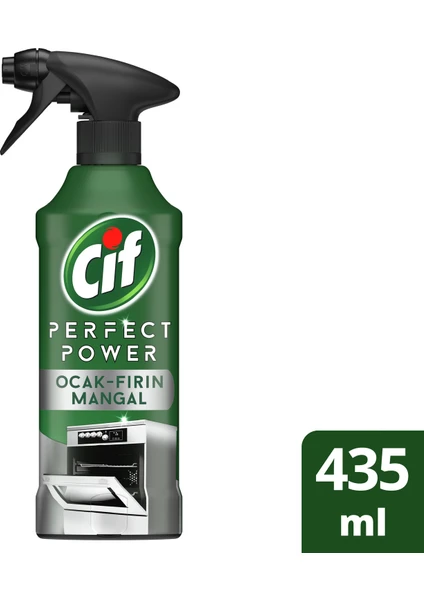 Perfect Power Fırın Ocak Mangal için Sprey Temizleyici 435 ML