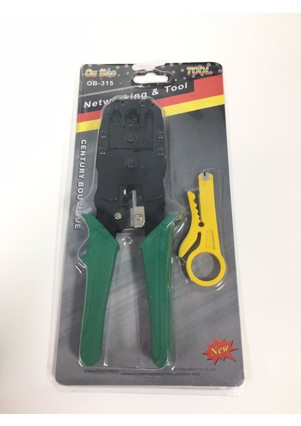 OB-315 Rj-45/ Rj-11/ Rj-12 Jack Sıkma Pensesi Kablo Soyuc