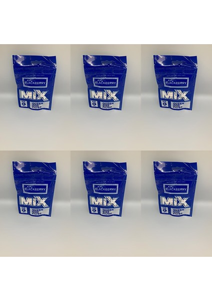Böğürtlenli Pamuklu Filtreli Ağızlık Zıvana Filtre 6.0mm 6 Paket