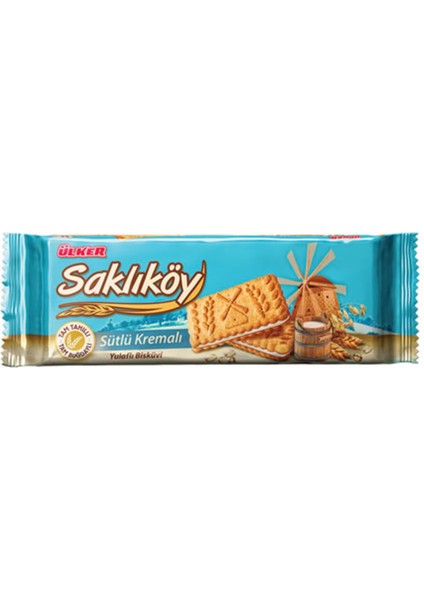 Saklıköy Sütlü Kremalı Bisküvi x 24 Adet