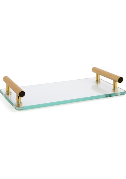 Banyo Tepsisi Cam/Gold