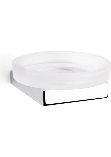 Flat Duvara Monte Katı Sabunluk Krom Renk 37X109X107 Mm