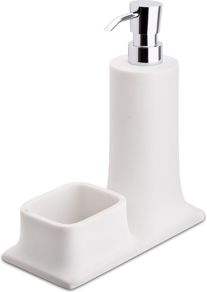 Tezgah Üstü Beyaz-Krom Deterjanlık Ve Süngerlik - Ba2007 028 R1-Cr