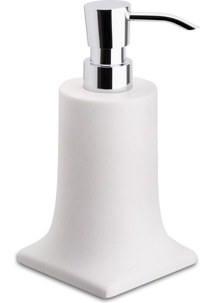 Tezgah Üstü Sıvı Sabunluk Beyaz-Krom Renk 181X91X109 Mm