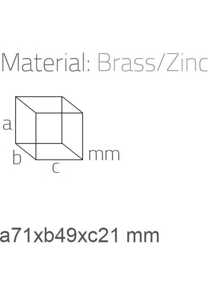 Dorado Tekli Askılık Rose Renk 71X50X21 Mm
