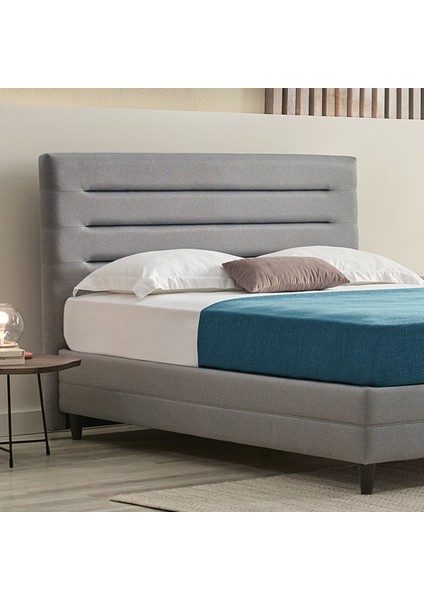 Bedding  Supreme Pedic Baza - Başlık Set -  Mavi  140X190