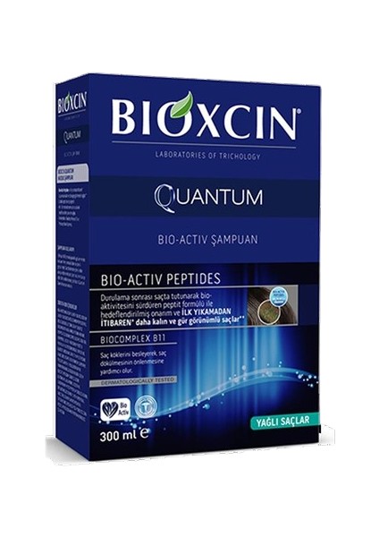 E2'Quality Bioxcin Quantum Yağlı Saçlar Için Şampuan 300ML