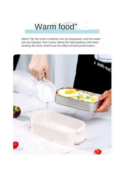 Paslanmaz Çelik Öğle Yemeği Kutusu, Büyük Kapasite, Öğrenciler ve Yetişkinler Için Uygun (Yurt Dışından) modelleri