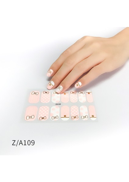 Tırnak Oje Sticker, Tırnak Dövmesi, Kolay Uygulanabilir, 14'lü Nail Art Set