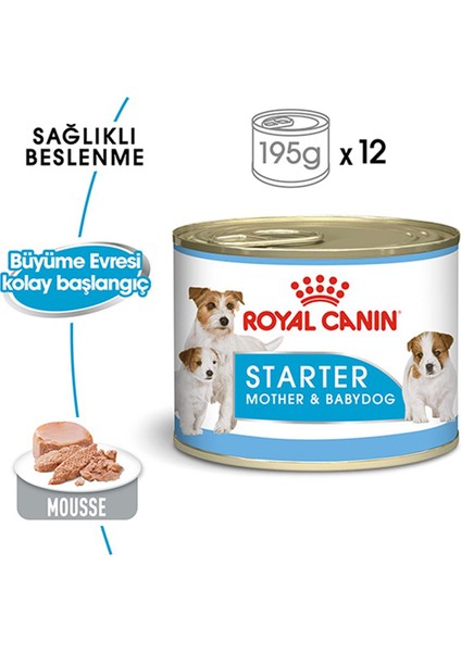 Royal Canin 195Gr Start Mousse 24Adet  Yaş Köpek Maması