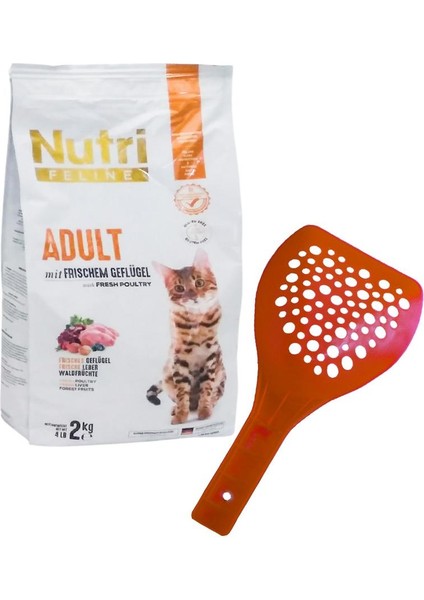 Nutri Feline Adult Tavuk Etli 2kg Yetişkin Kedi Maması Kürek li