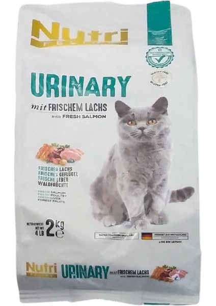 Nutri Feline Urinary Somon Etli 2kg Kedi Maması Kürek li