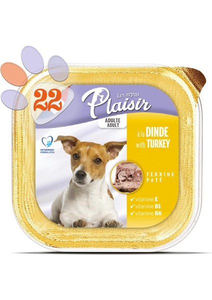 Pate 150Gr Hindi Etli Yaş Köpek Maması 22Adet fiyatları