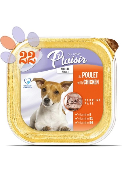 Pate 150Gr Tavuk Etli Yaş Köpek Maması 22Adet fiyatları
