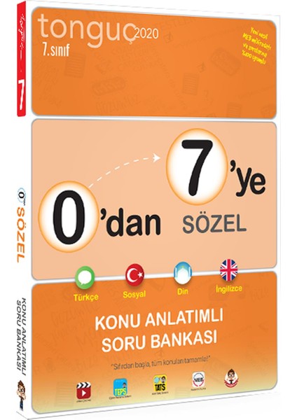 Yayınları Tonguç Akademi 0'dan 7'ye Sözel Konu Anlatımlı Soru Bankası