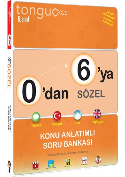 Yayınları Tonguç Akademi 0'dan 6'ya Sözel Konu Anlatımlı Soru Bankası