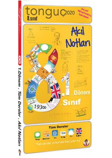 Yayınları Tonguç Akademi 8.1 Akıl Notları