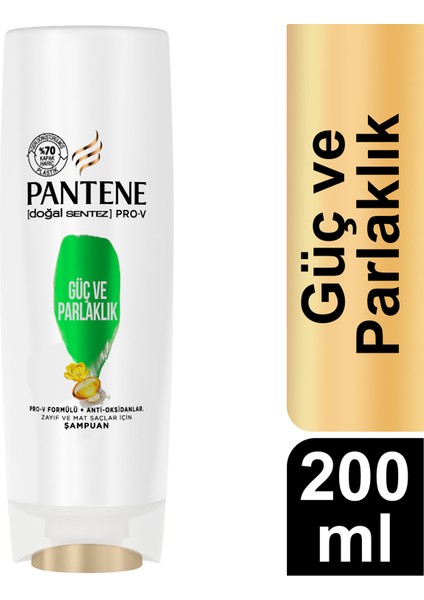 Doğal Sentez Güç ve Parlaklık Şampuan 200 ml