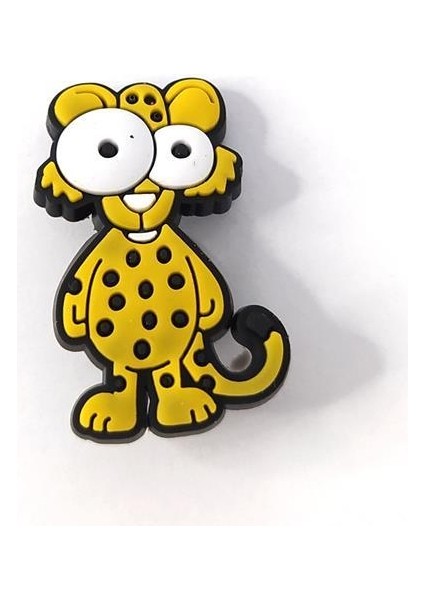 Aslan Figür Terlik Ayakkabı Süsü Silikon Fiğür Kız Erkek Aksesuar 1 Adet Hediye