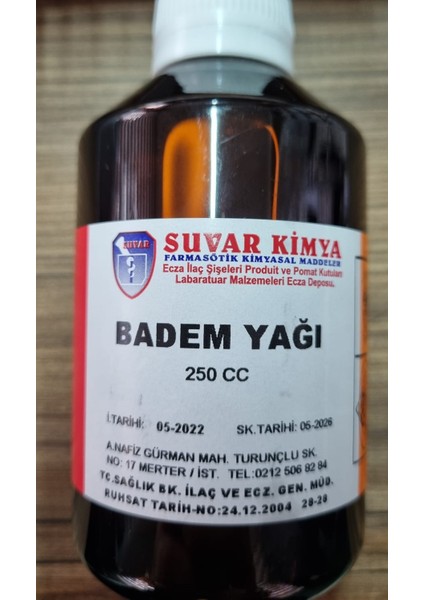 Badem Yağı 250 cc