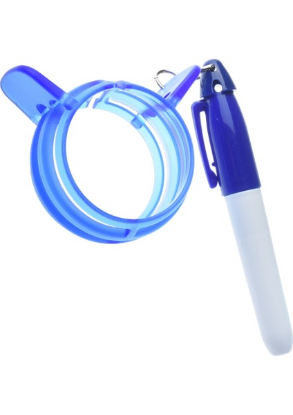 Çember Golf Ball Hat Marker 360 ° Golf Hizalama Kiti Marker Kalem Golf Top Marker Aracı Spor Şablonu Hizalama C (Yurt Dışından)