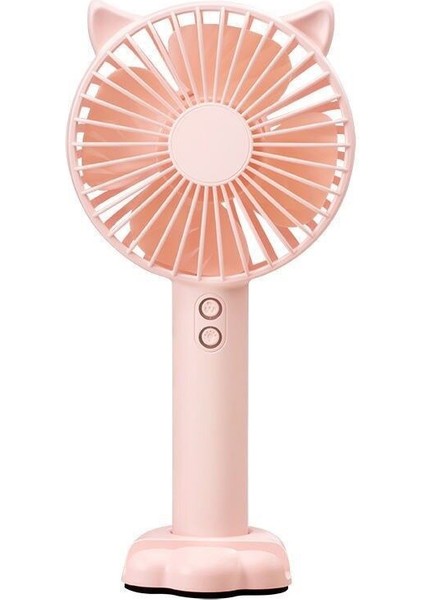 Masaüstü USB Şarjlı Soğutma Fanı - Pembe (Yurt Dışından)