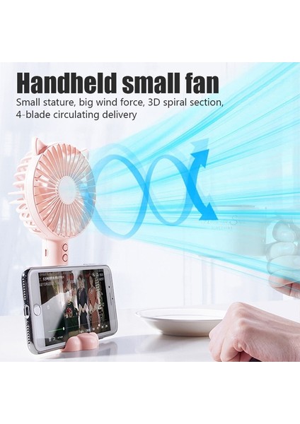 Masaüstü USB Şarjlı Soğutma Fanı - Pembe (Yurt Dışından) fırsatları