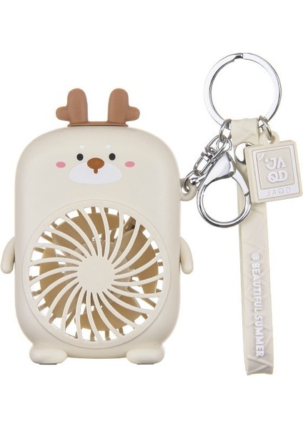 Çok Fonksiyonlu USB Şarjlı Fan - Beyaz (Yurt Dışından)