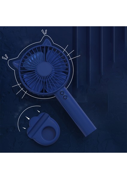 Masaüstü USB Şarjlı Soğutma Fanı - Koyu Mavi (Yurt Dışından) fiyatları