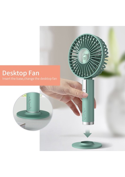 Taşınabilir Ayarlanabilir Fan - Yeşil (Yurt Dışından)