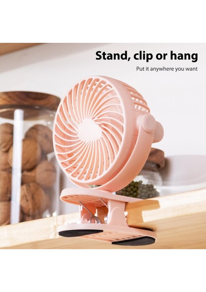 Klipsli Ultra Sessiz Mini USB Fan - Pembe (Yurt Dışından) fiyatları