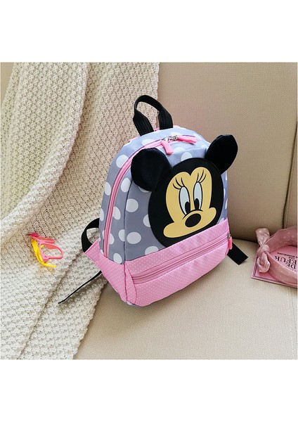 Karikatür Minnie Mouse Çocuk Sevimli Sırt Çantası - Pembe (Yurt Dışından) fiyatları