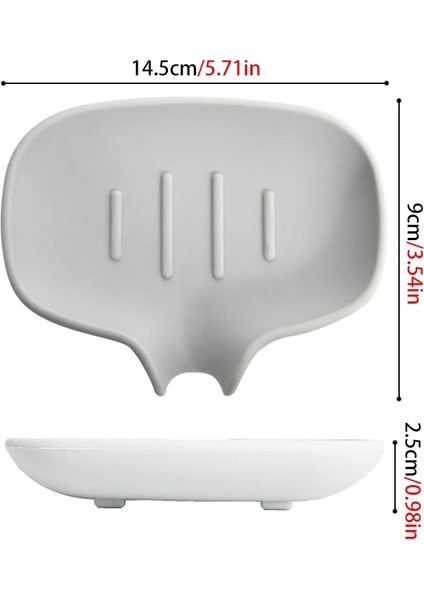 Silikon Sabunluk - Gri (Yurt Dışından) fırsatları