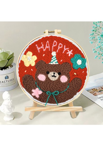 Punch Poke Iğne Nakış Kiti - Çok Renkli (Yurt Dışından)