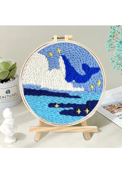 Punch Poke Iğne Nakış Kiti - Çok Renkli (Yurt Dışından)