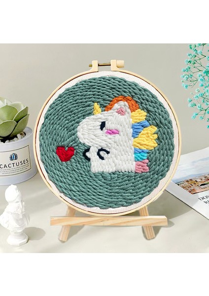 Punch Poke Iğne Nakış Kiti - Çok Renkli (Yurt Dışından)