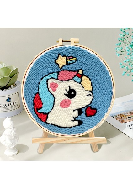 Punch Poke Iğne Nakış Kiti - Çok Renkli (Yurt Dışından)