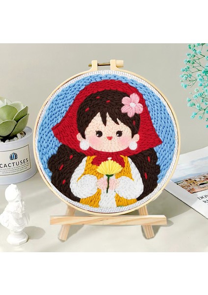 Punch Poke Iğne Nakış Kiti - Çok Renkli (Yurt Dışından)