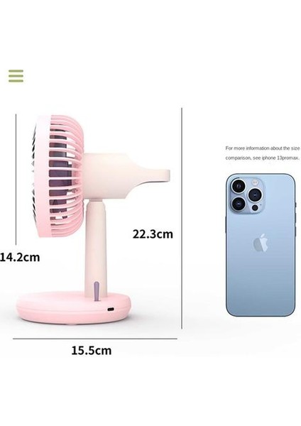 1200 Mah Plastik El Fan, Öğrenci Yurtta Sessiz Taşınabilir Rüzgar Fanı Için Basit (Yurt Dışından) fiyatları