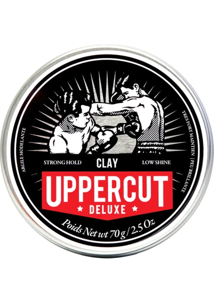 Uppercut Deluxe Clay - Güçlü Tutuş, Düşük Parlaklık 70gr