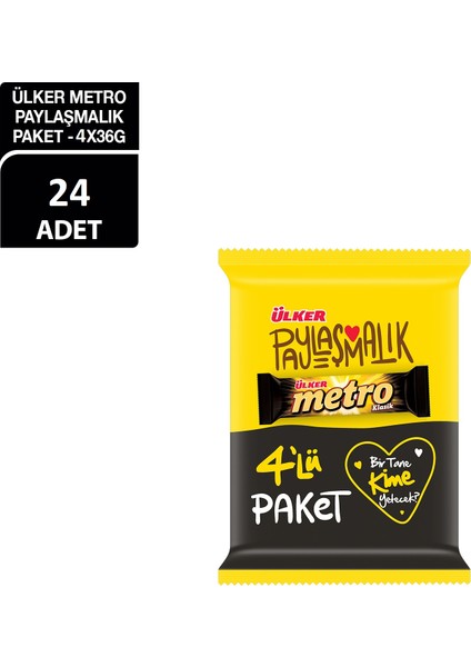 Metro 36 gr 4lü Paket x 24 Adet